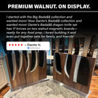 Walnut Magnetic Knives Holder