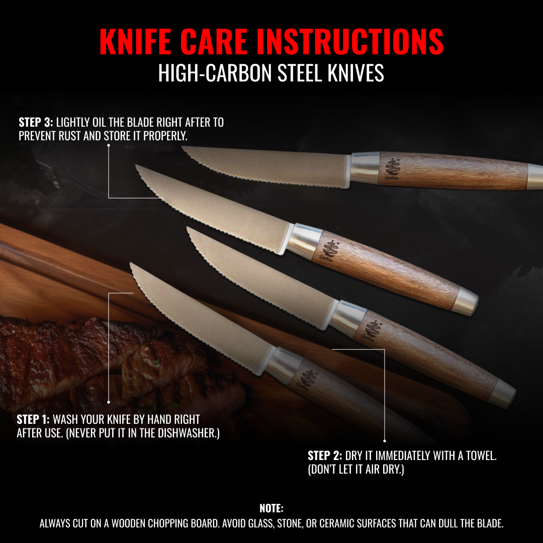 Coolina’s Rustic Steak Knives