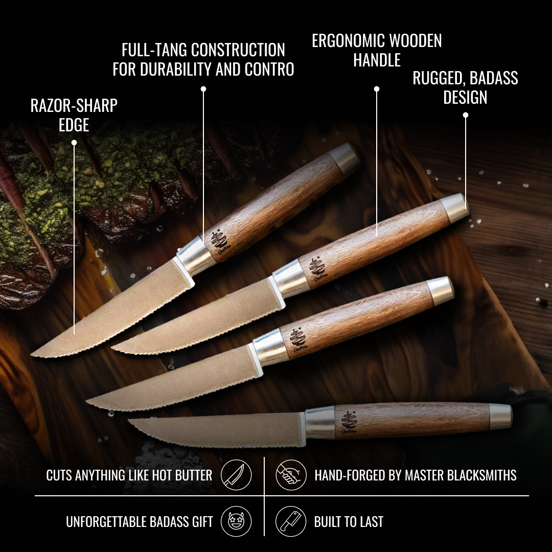 Coolina’s Rustic Steak Knives