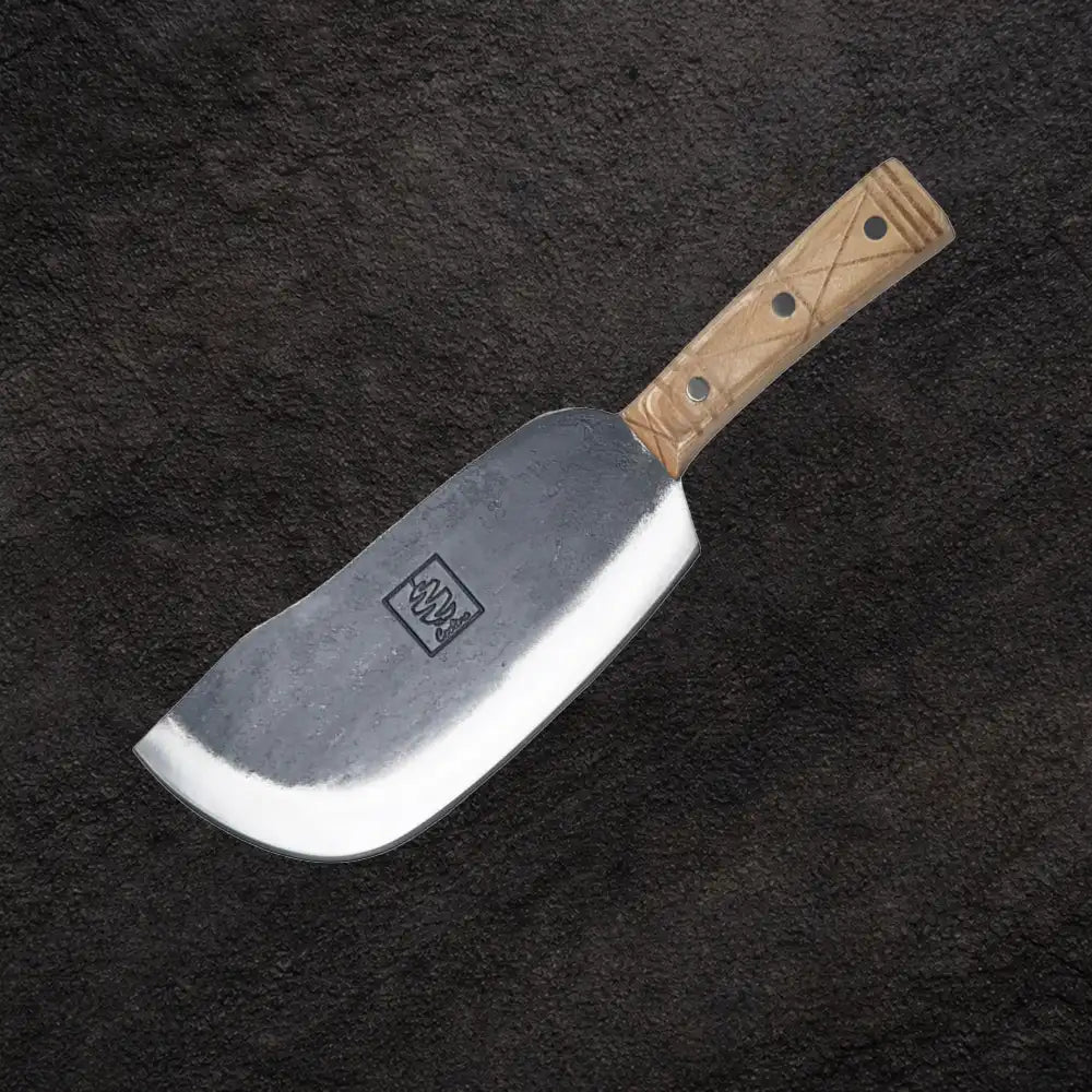Takoda 8.7" Butcher Cleaver — engraved preview