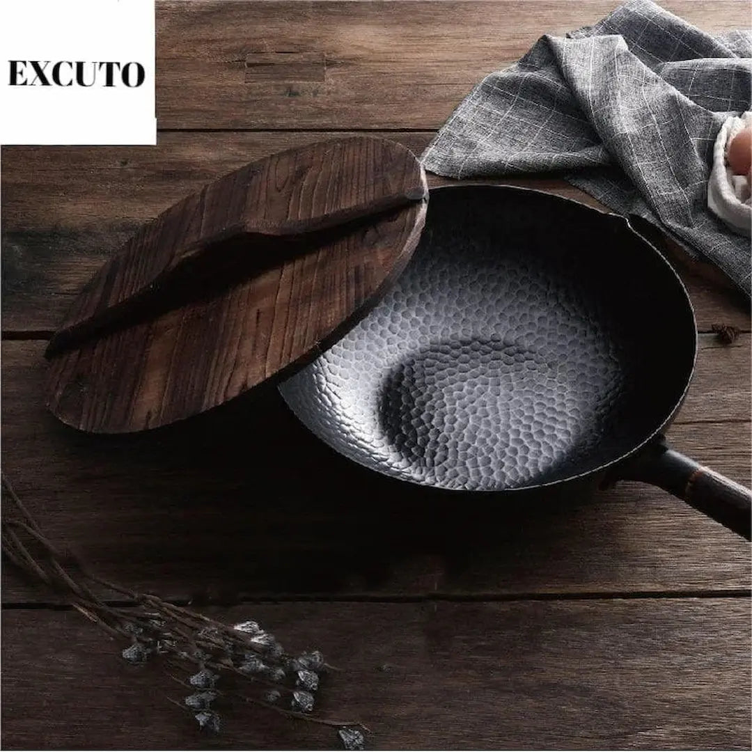 EXCUTO - Hand-Forged Pure Iron Pan