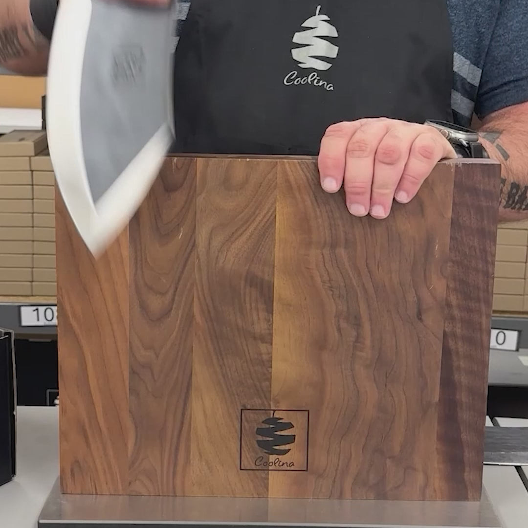 Walnut Magnetic Knives Holder